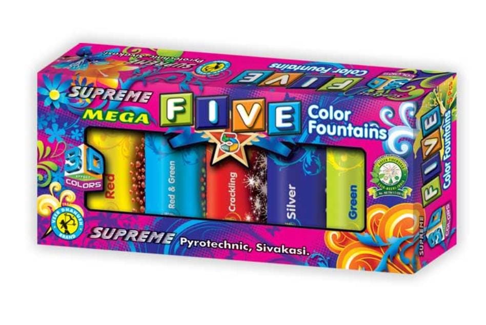 SK Pyro Park FIVE COLOUR FOUNTAIN